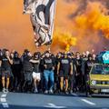 Split: Korteo Torcide prema stadionu Poljud