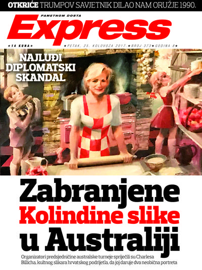 Zabranjene Kolindine slike u Australiji