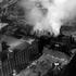 events, Second World War / WWII, Yugoslavia, Balkans Campaign 1941, Belgrade after the German bombing on 6./7. April 1941, burning buildings, aerial photograph,