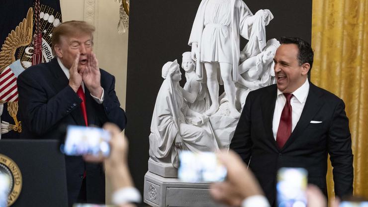DC: Trump Hosts a Columbus Day Event at the White House