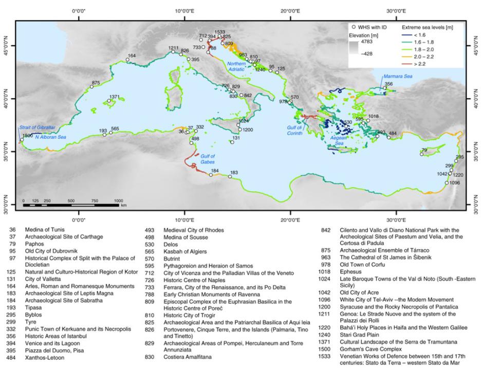 Popis UNESCO-ovih spomenika na Mediteranu od rasta razine mora | Author: 