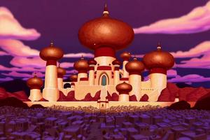 Scena iz animiranog filma Aladin