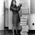 Margaret Hamilton, Margaret Elaine Hamilton, American computer scientist. Hamilton standing next to listings of the software she and her MIT team produced for the NASA Apollo project