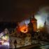 Aftermath of a Russian missile and drone attack in Kyiv