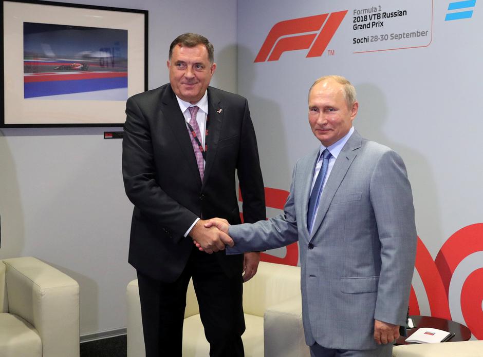 Milorad Dodik i Vladimir Putin | Author: SPUTNIK/REUTERS/PIXSELL