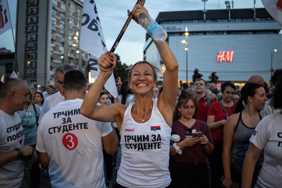 Serbian students hold major pre-election rally in Nis | Author: Marko Djurica