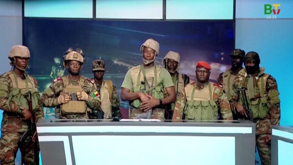 Soldiers appear Benin's national television claim to have seized power | Author: Benin TV