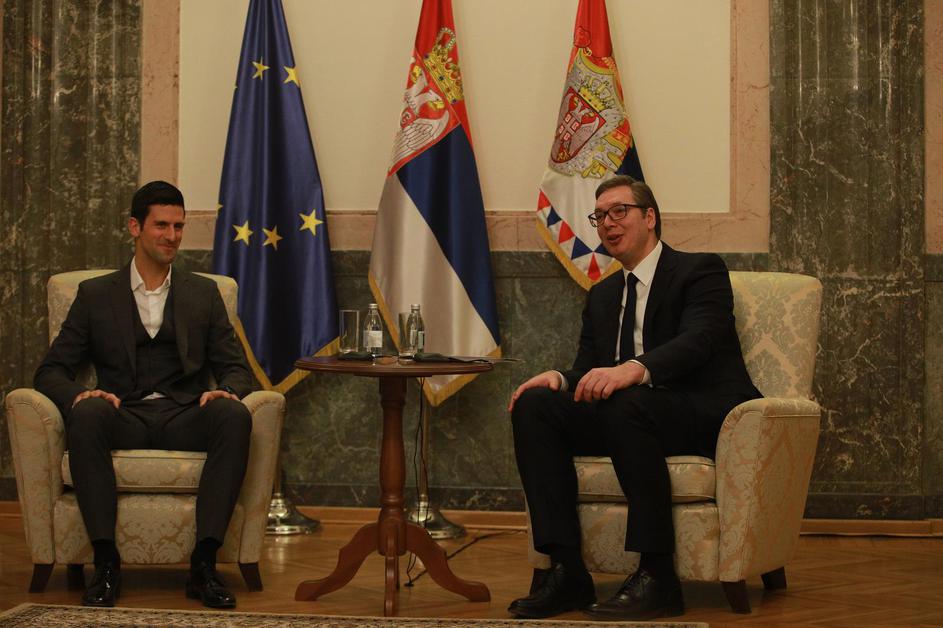 Beograd: Novak ?okovi? susreo se s Aleksandrom Vu?i?em