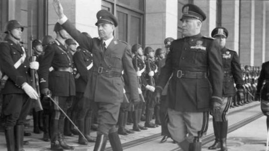 Ante Pavelić i Benito Mussolini