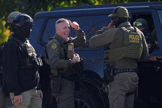 Federal law enforcement members operate after U.S. President Donald Trump ordered increased federal law enforcement presence to assist in crime prevention, in Skokie