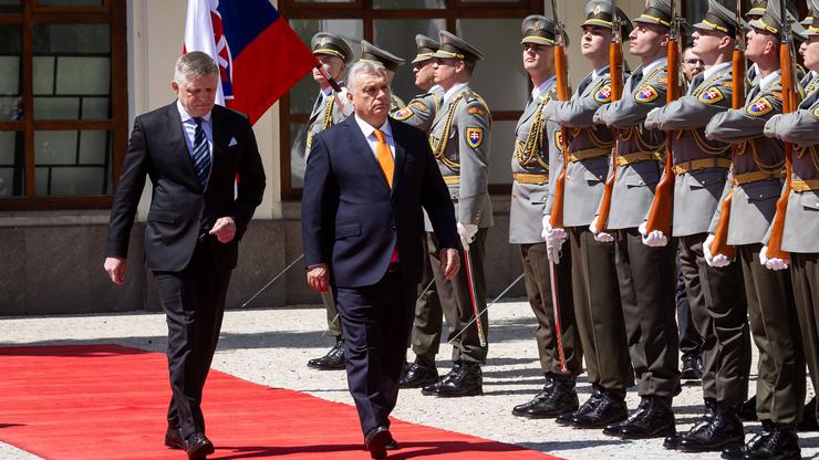 ROBERT FICO AND VIKTOR ORBAN MEETING IN BRATISLAVA