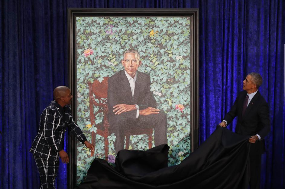 Portrerti Baracka i Michelle Obame
