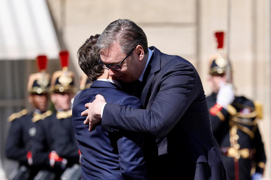 French President Macron meets Serbian President Vucic in Paris | Author: STEPHANIE LECOCQ/REUTERS