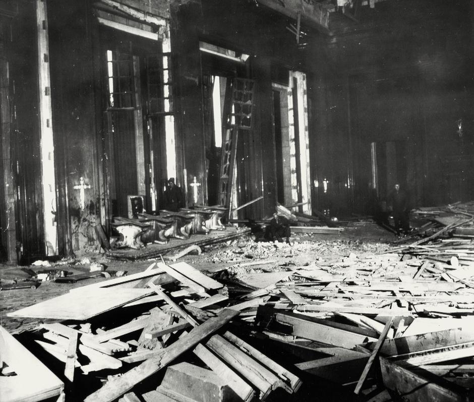 Germany, destroyed Reichskanzlei, Hitler's study / photo | Author: Profimedia