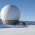 Radar dome at Pituffik Space Base, Greenland