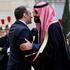Emmanuel Macron i princ Mohammed bin Salman