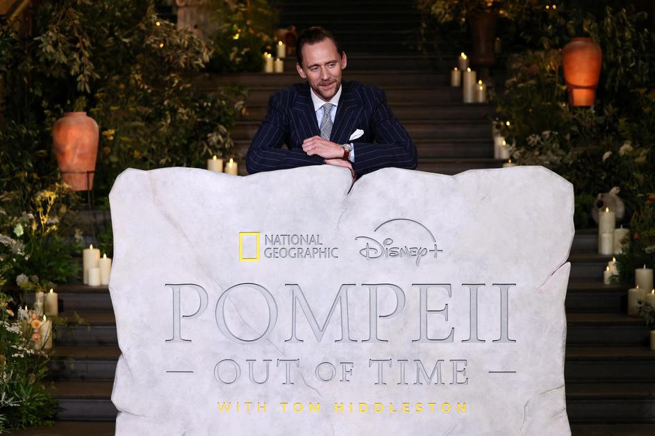 Premiere of "Pompeii: Out of Time with Tom Hiddleston" at the British Museum in London