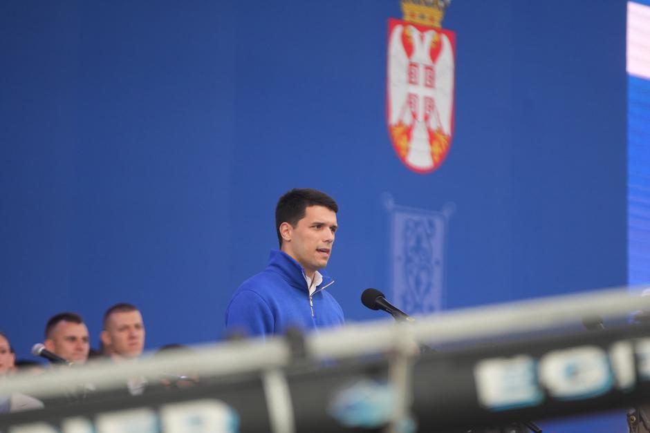 Beograd: Prvi dan trodnevnog skupa Pokreta za narod i državu Ne damo Srbiju | Author: Antonio Ahel/ATAImages