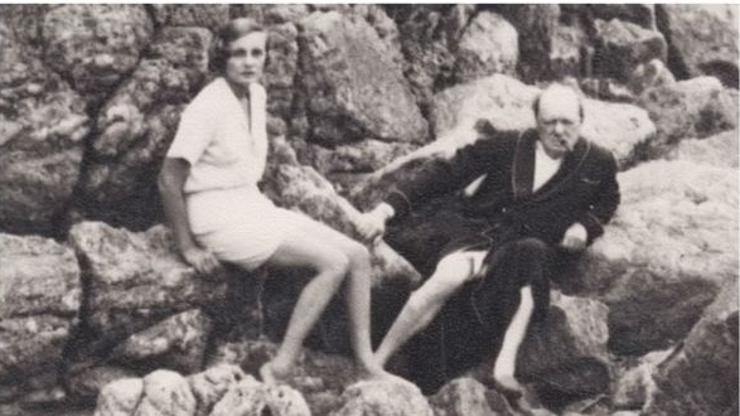 Winston Churchill i Doris Castlerosse na ljetovanju