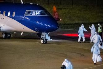 Two Evacuation Flights with the Hondius Passengers Land at Eindhoven Air base., The Netherlands - 12 May 2026