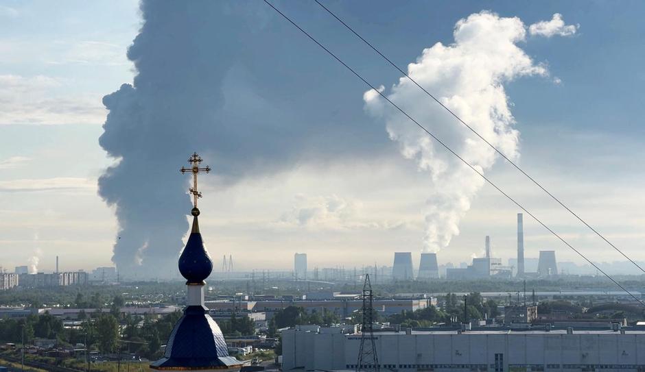Aftermath of Ukrainian drone attack in Saint Petersburg | Author: STRINGER/REUTERS