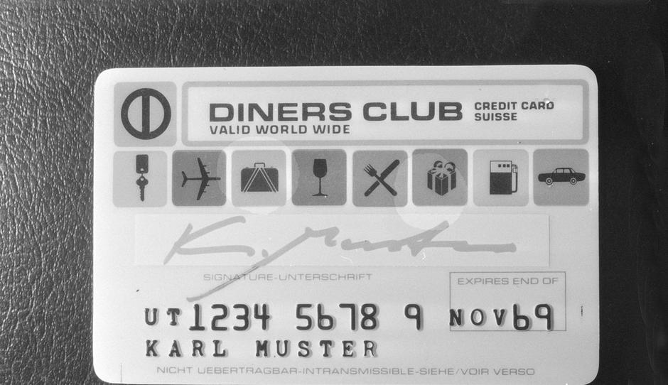 --- Kreditkarte Diners Club 1969#Diners Club credit card 1969- RDB BY DUKAS | Author: Profimedia