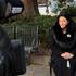 Hanan Elatr Khashoggi, widow of the late journalist Jamal Khashoggi, speaks during an interview with Reuters in Washington