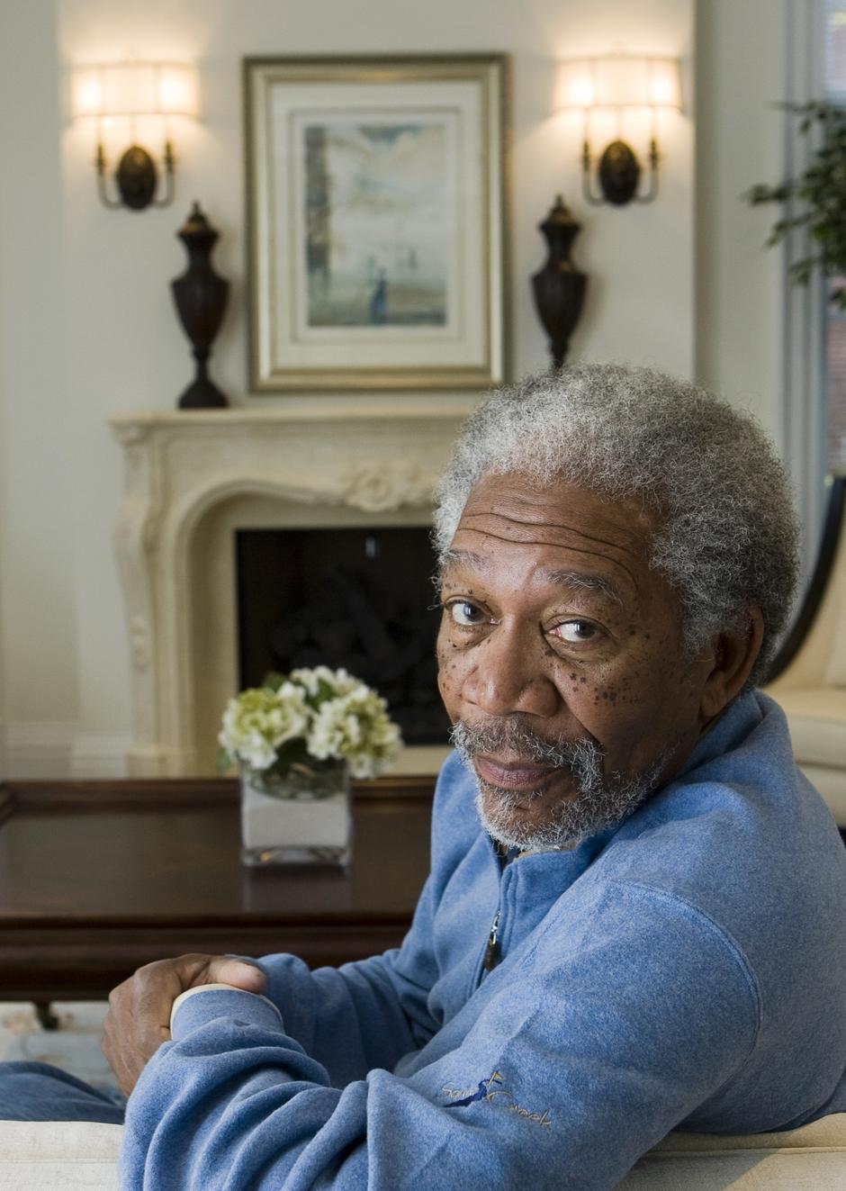 Morgan Freeman u svojoj kući | Author: PA/Pixsell
