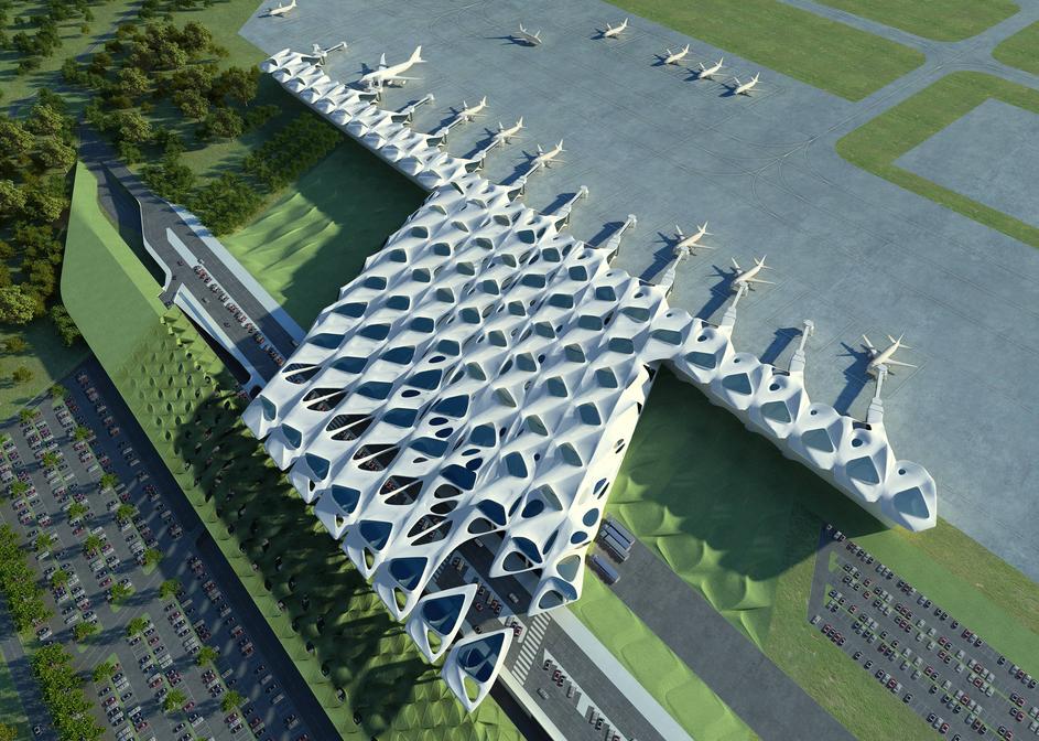 Projekt Zahe Hadid za zagrebački aerodrom
