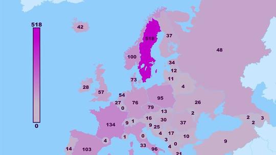 Karta Europe po najljepšim ljudima