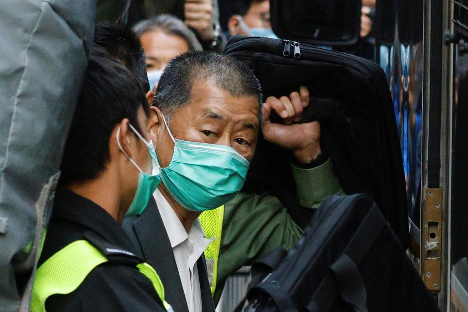FILE PHOTO: Media tycoon Jimmy Lai leaves the Court of Final Appeal, in Hong Kong | Author: TYRONE SIU/REUTERS
