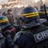Paris Students and Police face to face