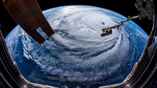 Uragan "Florence", pogled iz ISS-a