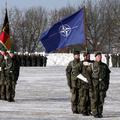 German and Lithuanian armies hold transfer ceremony in Lithuania