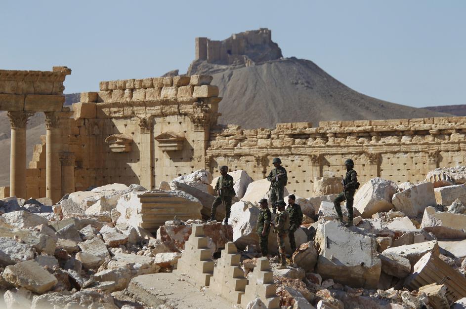 Palmira u Siriji - razrušeni hram
