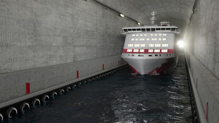 Prvo pomorski tunel, poluotok Stad, Norveška, gradnja do 2023.