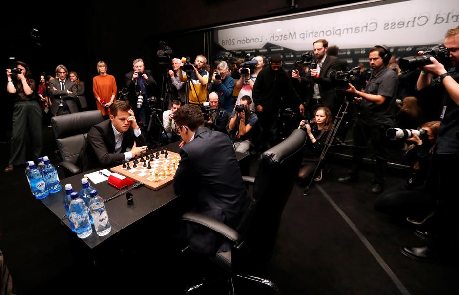 Magnus Carlsen i Fabiano Caruana | Author: Paul Childs/REUTERS/PIXSELL