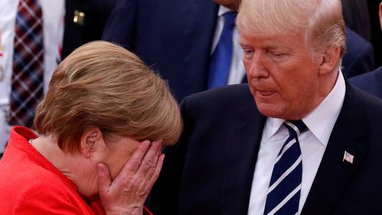 Angela Merkel i Donald Trump