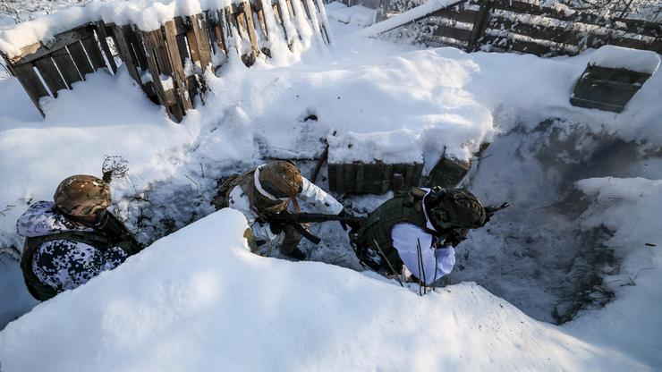 Sabotage and reconnaissance team training in Lugansk People's Republic, Russia