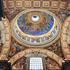 Detail of the Baptismal Chapel Dome, located within Saint Peter s Basilica in Vatican City, the papal enclave in Rome, U