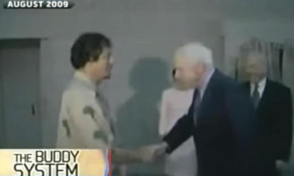 John McCain s Muamarom Gadafijem - Tripoli 2009. | Author: YouTube