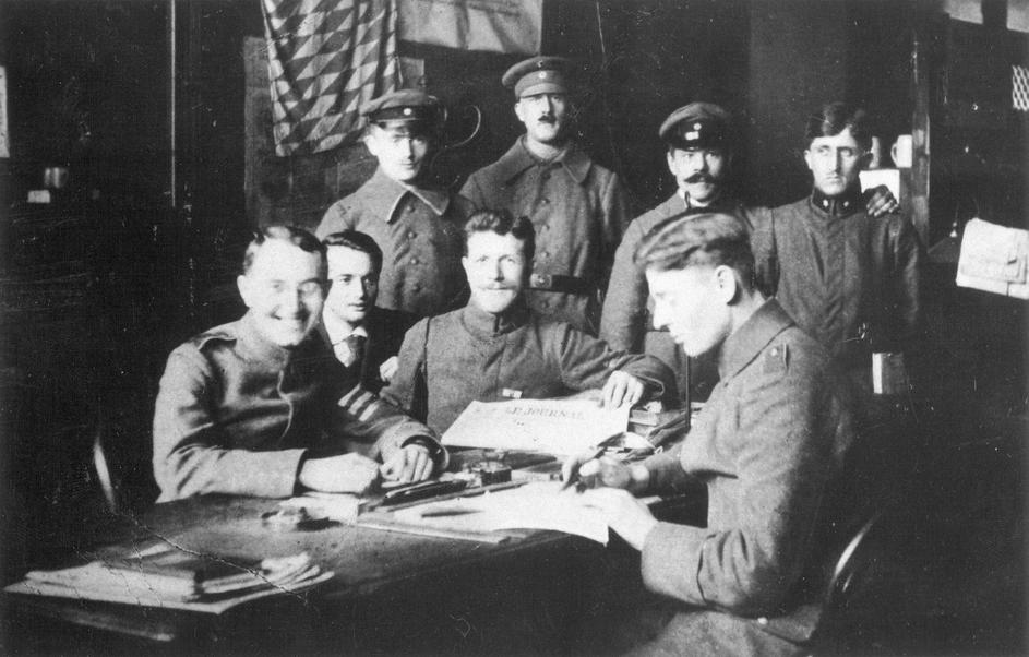 Adolf Hitler as a corporal in Munich, Germany, 1918