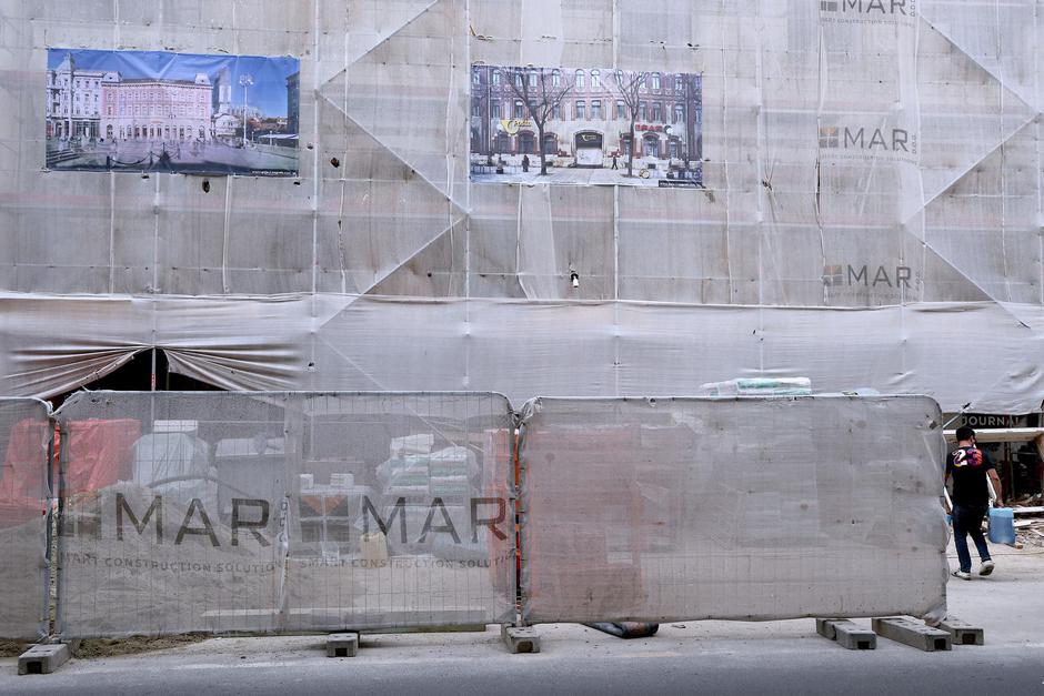 Zagreb:  Neobična izložba na skelama  | Author: Patrik Macek/PIXSELL