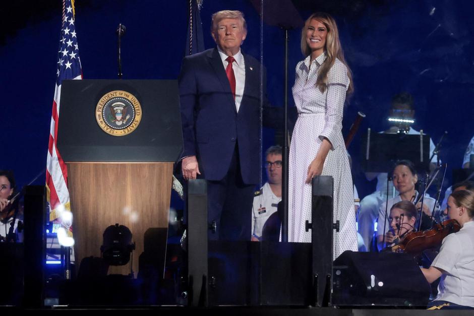 U.S. President Donald Trump holds Fourth of July rally, marking the 250th anniversary of U.S. independence, in Washington | Author: JONATHAN ERNST/REUTERS