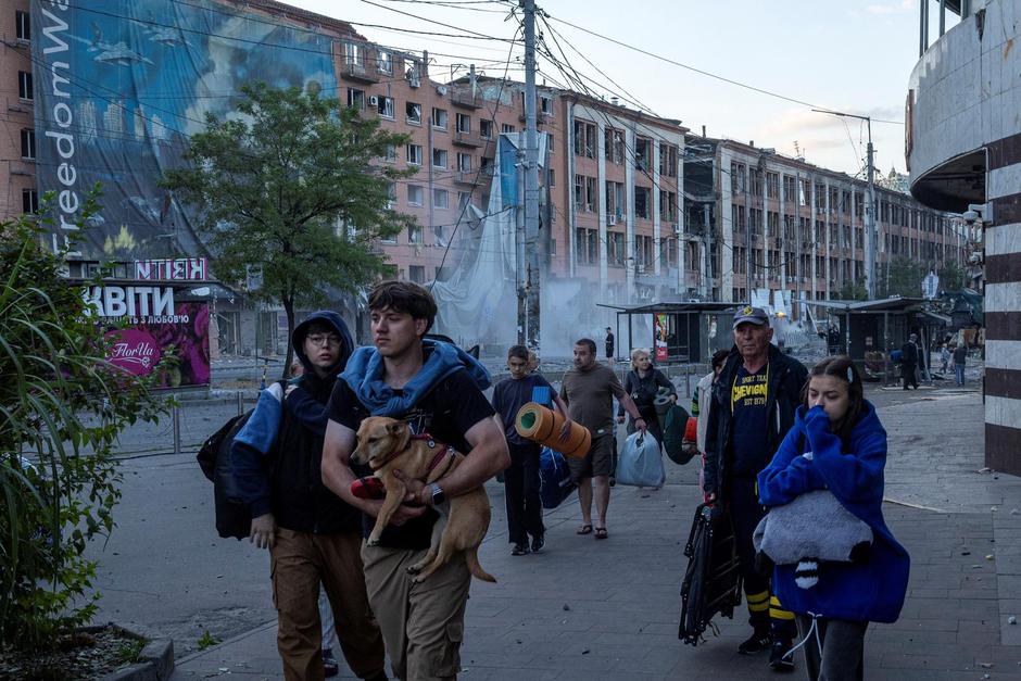Aftermath of Russian missile and drone attack in Kyiv | Author: Thomas Peter/REUTERS