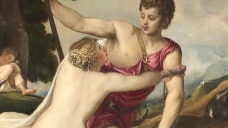 Venera i Adonis od Tizijana