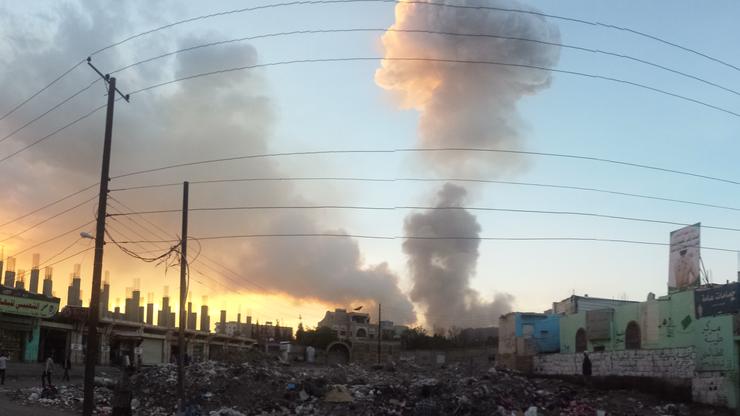 Napad ratnih aviona S. Arabije na glavni grad Jemena Saanu