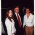 EXCLUSIVE: Donald Trump And Melania Trump Pose With Ghislaine Maxwell At Anand Jon Fashion Show On September 18, 2000 In New York City.