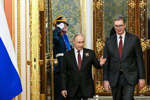 President of Russia Vladimir Putin's meeting with President of Serbia Aleksandar Vucic