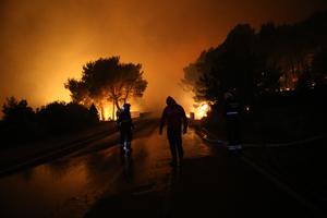 Požar u Tučepima